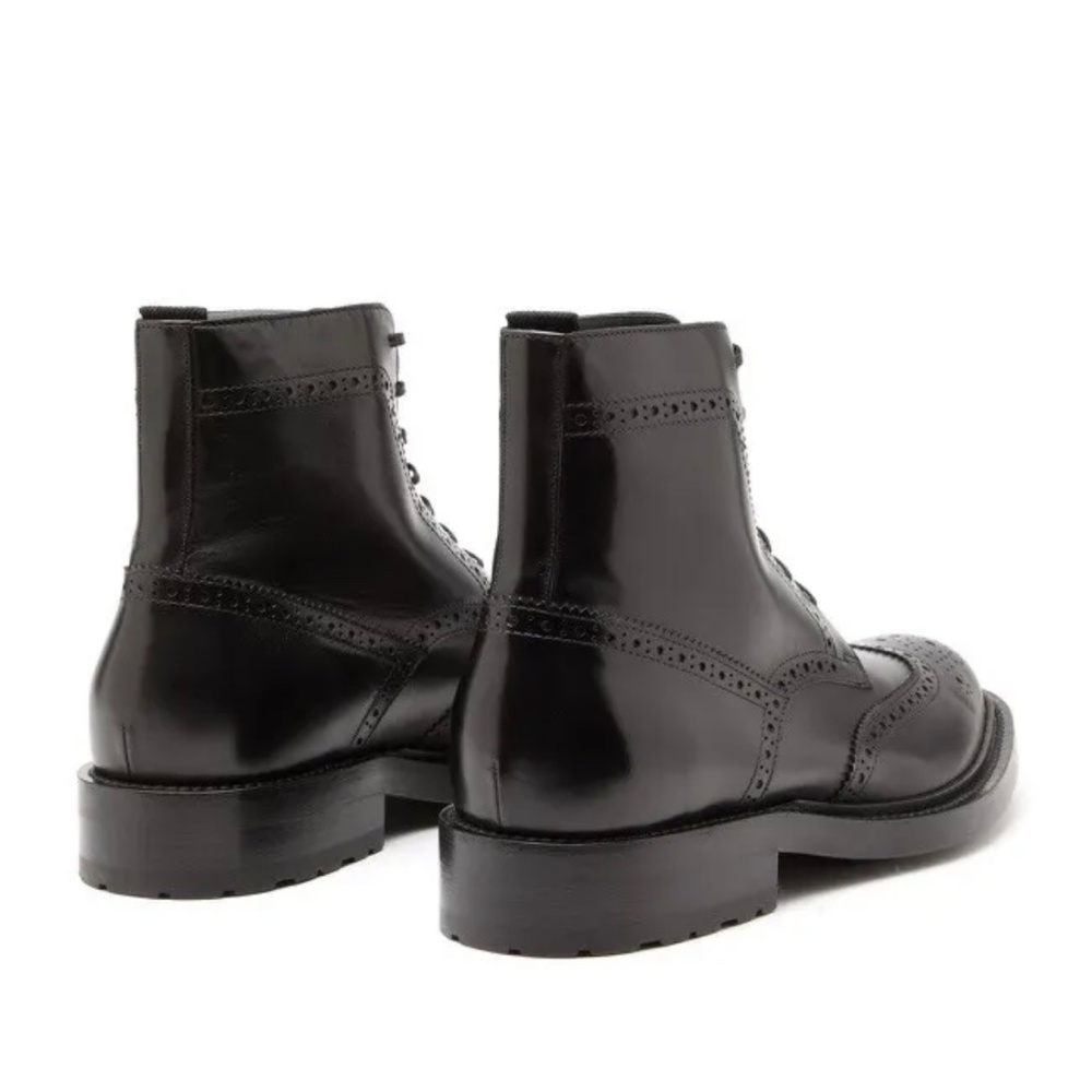 SAINT LAURENT Men’s Army Boots US11.5 Made in Italy - Picture 9 of 13